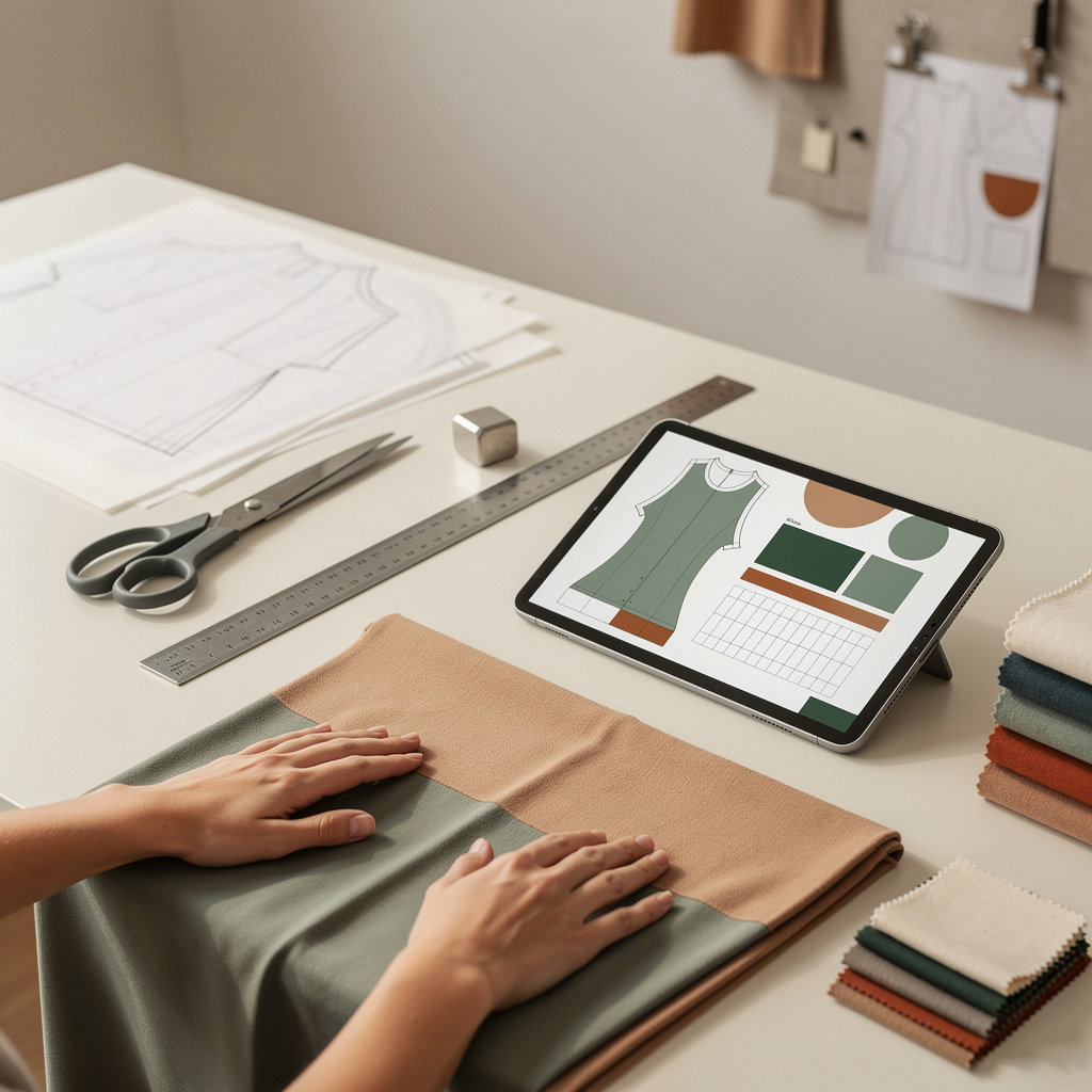 Seamless Symphony founder and modern sewing pattern design expertise